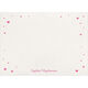 Hearts Scatter Flat Note Cards - Letterpress Image 3 of 7